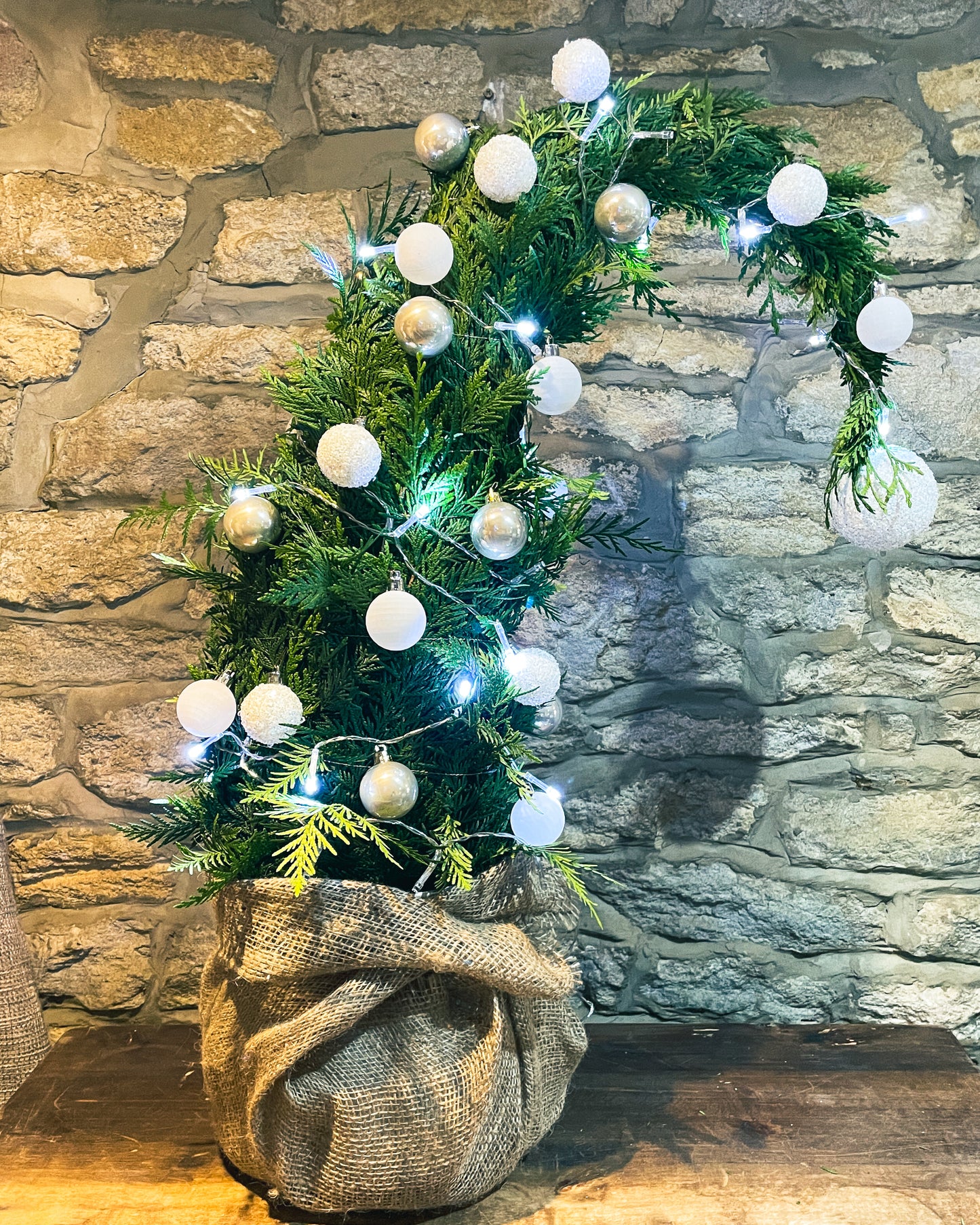 Fully Decorated Grinch Tree at Christmas